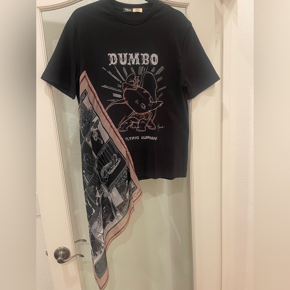 D’zzit japanese brand Disney Dumbo Black T-Shirt sz Small, NWOT - Picture 3 of 10
